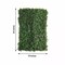 4 pcs Green Artificial Mini Leaves Greenery Wall Backdrop Panels